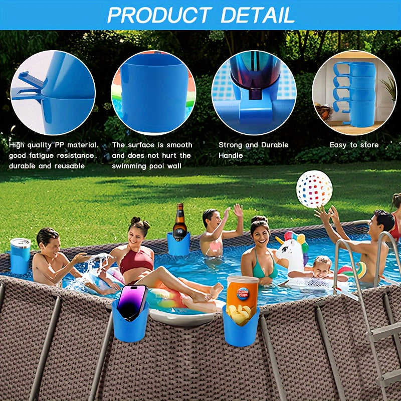 1 Set Multipurpose Pool Accessory Holder - Beverages & Poolside Convenience