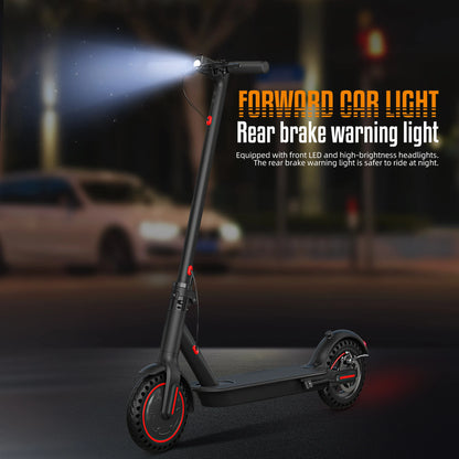 350W Foldable Electric Scooter for Adults Teens,Explosion-proof Tires,Dual Brake System Lightweight High Quality E-scooter 6-9 Day Shipping