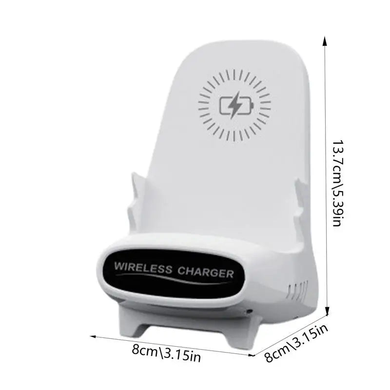 Mini Chair Wireless Cell Phone Charger/Holder Portable Fast Charging Stand Desktop Decoration