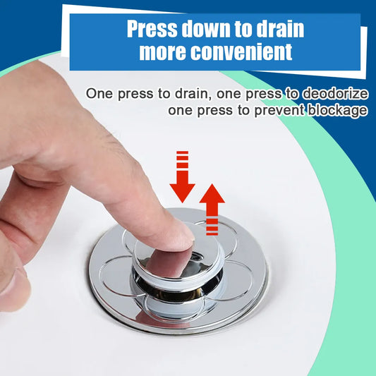 Drain Filter Valve Hair Catcher Shower Sink Bathroom Drain Cover