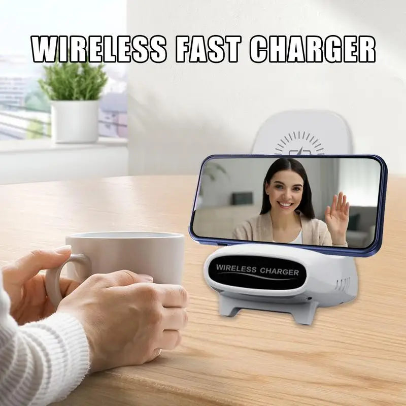 Mini Chair Wireless Cell Phone Charger/Holder Portable Fast Charging Stand Desktop Decoration