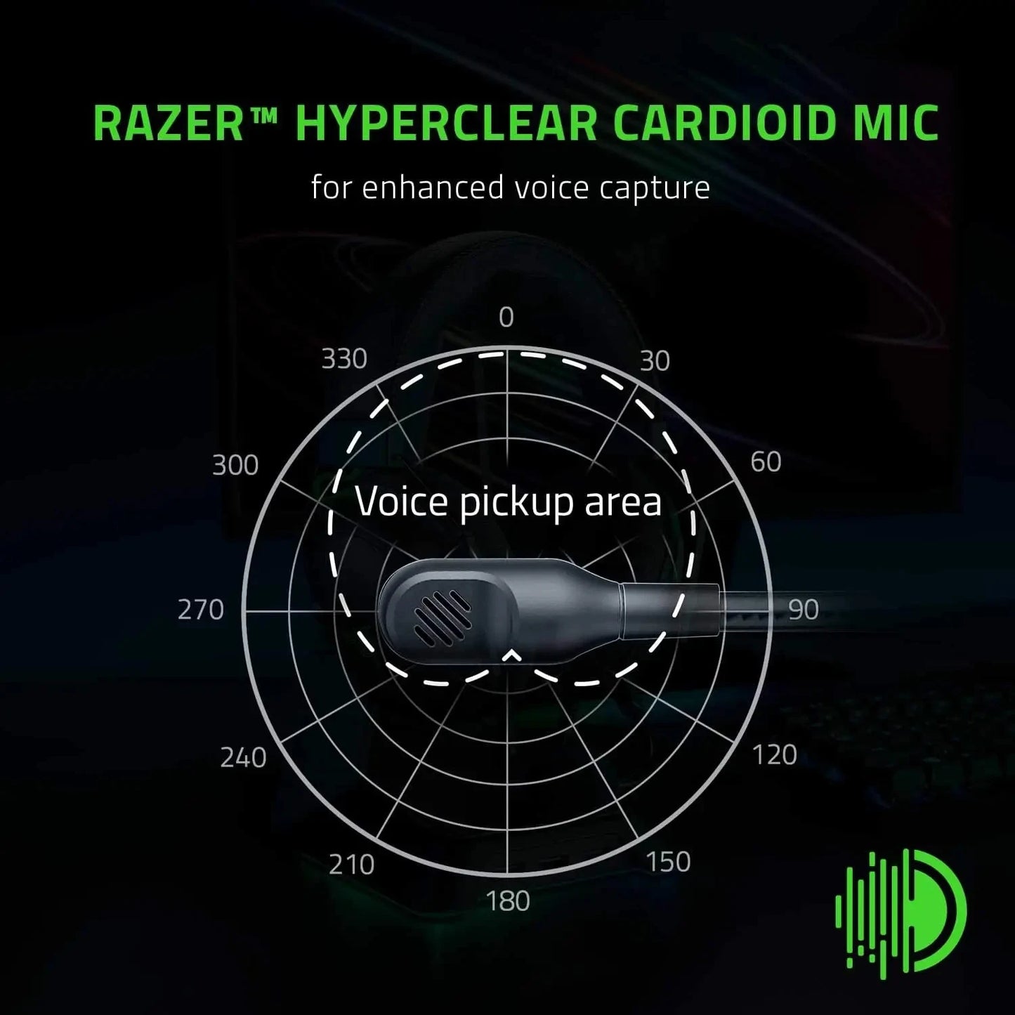 Assets Razer BlackShark V2 X Wired Esports Headset Advanced Passive Noise Cancellation, 7.1 Surround Sound, Hyperclear Cardioid Mic 12 Day Shipping