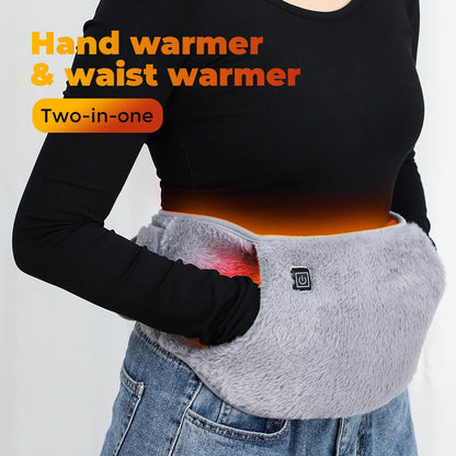 Uterus Waist/Hand Warmer Electric Abdomen Heating Belt  For Menstrual Cramp Lumbar Abdominal Pain Relief 8-12 Day Shipping