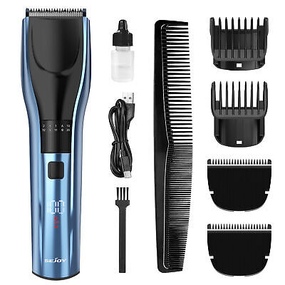 Men Cordless Professional Clippers for Hair Cutting Men's Hair Clippers Rechargeable Hair Trimmers